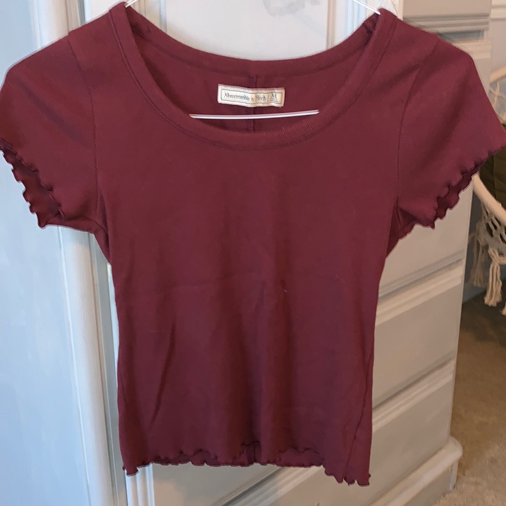 Abercrombie ribbed shirt
